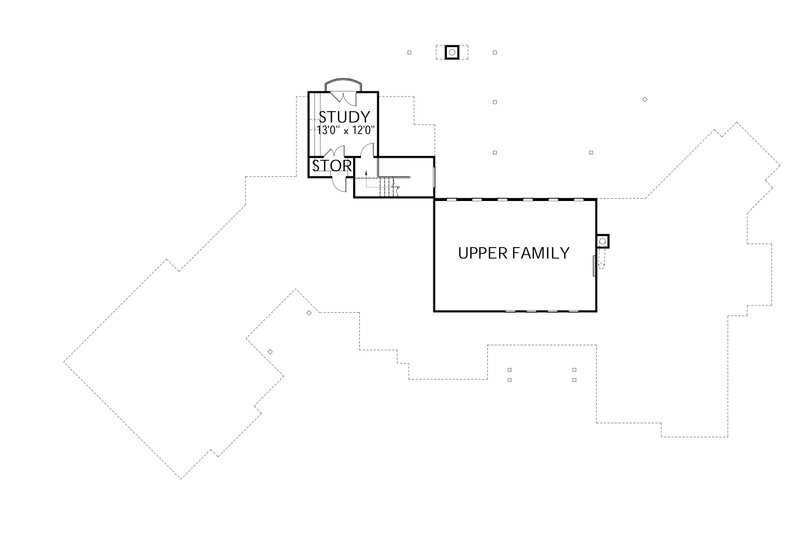 Dream House Plan - Floor Plan - Upper Floor for Prairie House Plan #80-211 - 4 bed, 4 bath
