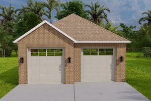 Architectural House Design - Traditional Exterior - Front Elevation Plan #1060-383
