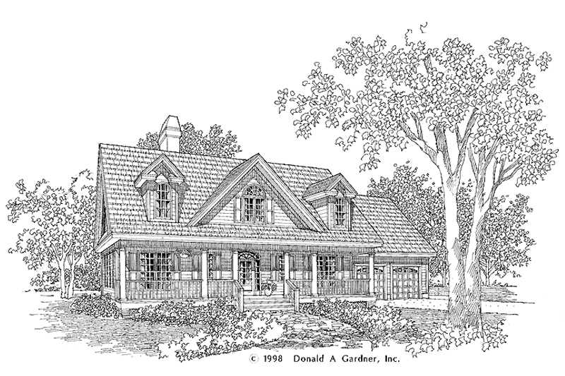 Home Plan - Country Exterior - Front Elevation Plan #929-312