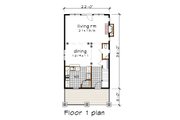 Craftsman Style House Plan - 3 Beds 2.5 Baths 1542 Sq/Ft Plan #79-315 