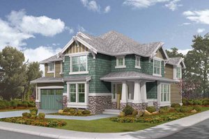 Craftsman Exterior - Front Elevation Plan #132-448