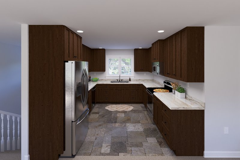 House Design - Interior - Kitchen for Farmhouse House Plan #1060-307 - 2 bed, 1 bath