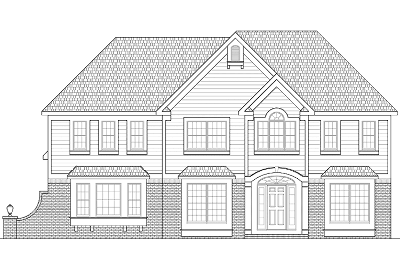 Dream House Plan - Traditional Exterior - Front Elevation Plan #328-430
