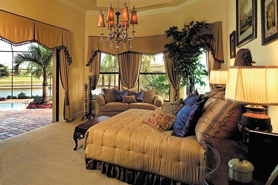 Interior - Master Bedroom for Mediterranean House Plan #930-353 - 4 bed, 4.5 bath