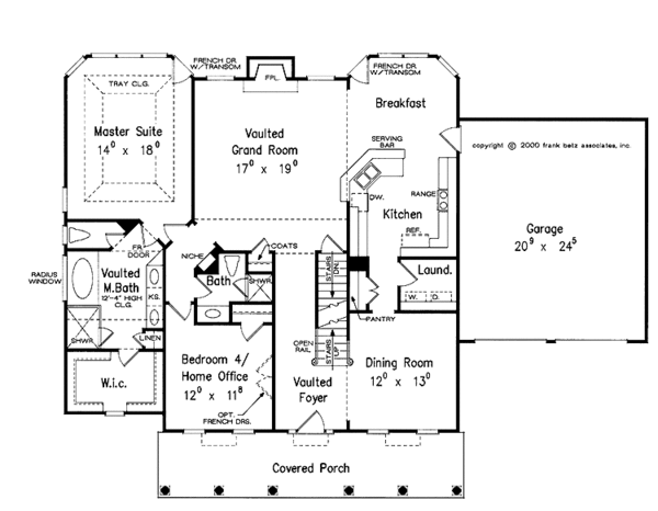 Country Floor Plan - Main Floor Plan #927-570