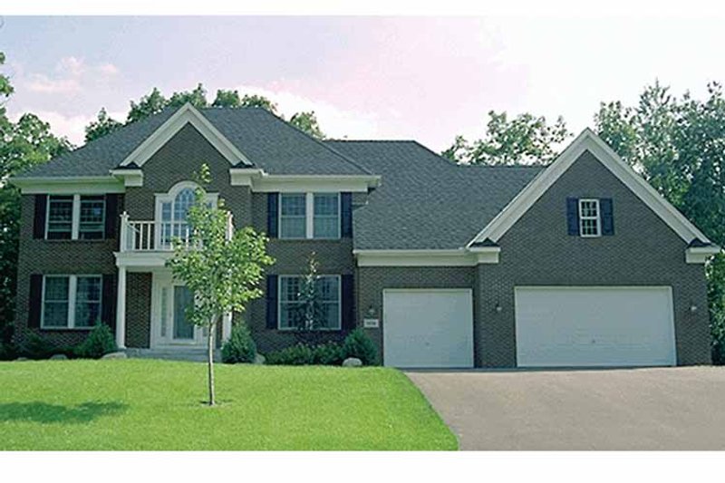 Home Plan - Exterior - Front Elevation 3 for Colonial House Plan #51-871 - 4 bed, 2.5 bath