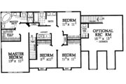 Colonial Style House Plan - 4 Beds 2 Baths 2359 Sq/Ft Plan #72-1112 Floor 