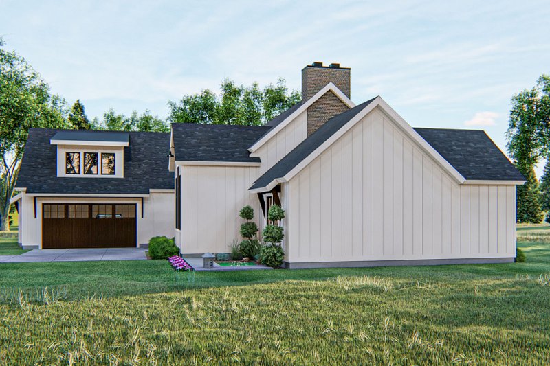 House Design - Exterior - Other Elevation 1 for Farmhouse House Plan #455-264 - 3 bed, 3.5 bath