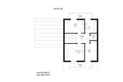 European Style House Plan - 3 Beds 1 Baths 1815 Sq/Ft Plan #549-9 