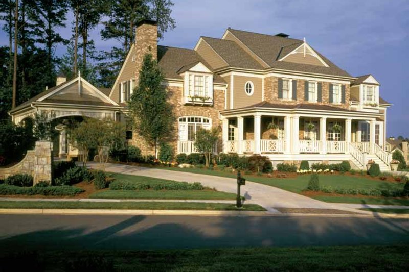 Home Plan - Exterior - Front Elevation 7 for Colonial House Plan #429-327 - 4 bed, 3.5 bath