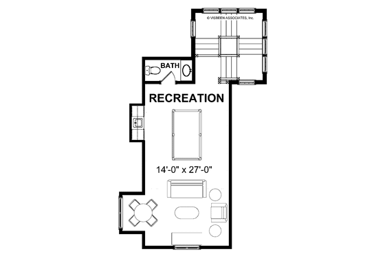 Floor Plan - Other Floor for Traditional House Plan #928-23 - 5 bed, 4.5 bath