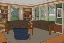 Craftsman Interior - Family Room Plan #454-13