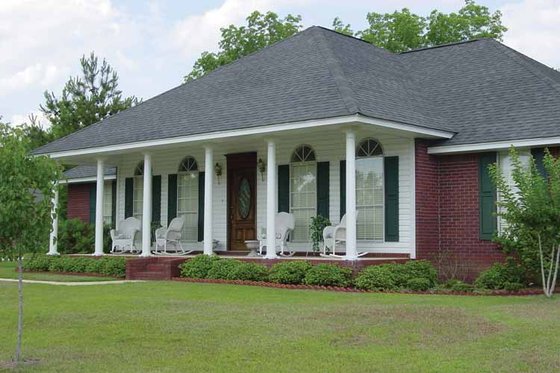 Exterior - Front Elevation 6 for Country House Plan #44-200 - 3 bed, 3 bath