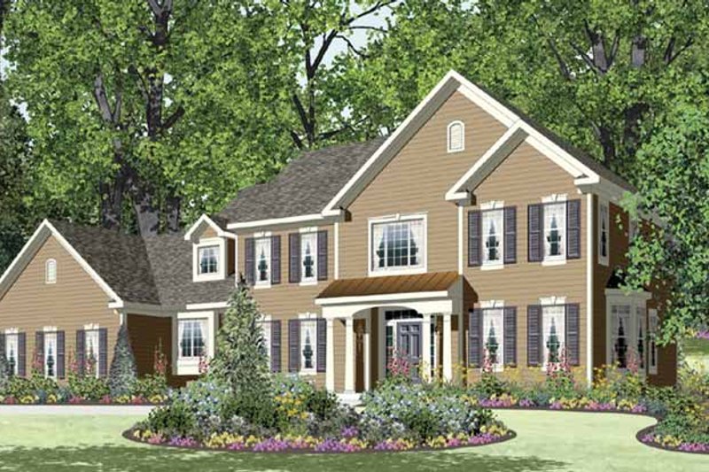 Home Plan - Traditional Exterior - Front Elevation Plan #328-464