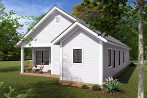 Exterior - Other Elevation 1 for Cottage House Plan #513-5 - 3 bed, 2 bath