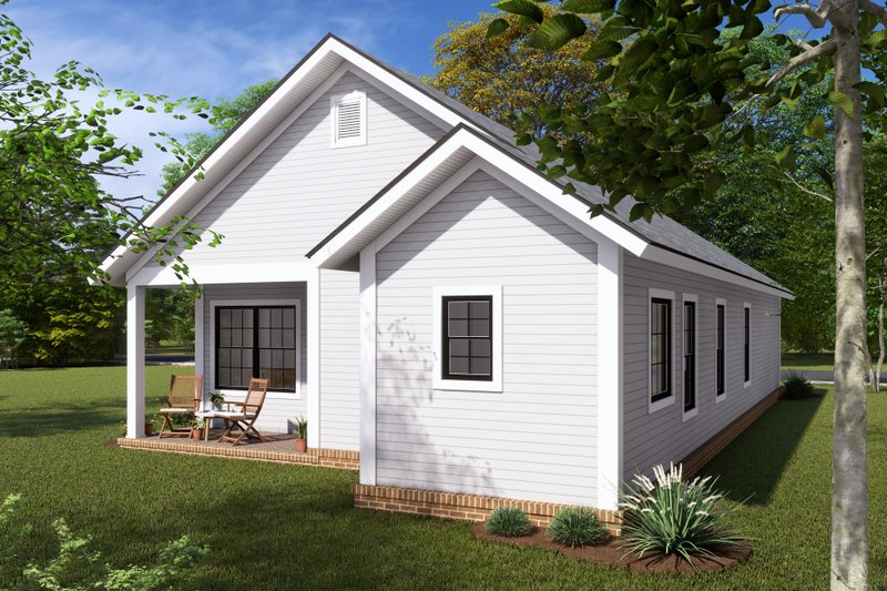 Cottage Style House Plan - 3 Beds 2 Baths 1397 Sq/Ft Plan #513-5 ...