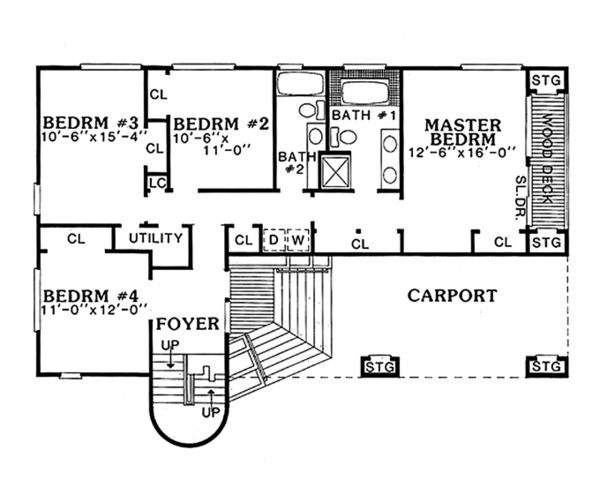 House Blueprint - Contemporary Floor Plan - Main Floor Plan #314-280