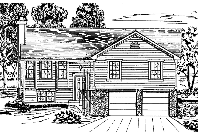 Dream House Plan - Country Exterior - Front Elevation Plan #405-251