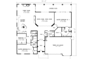 Adobe / Southwestern Style House Plan - 3 Beds 3 Baths 3111 Sq/Ft Plan #1-777 
