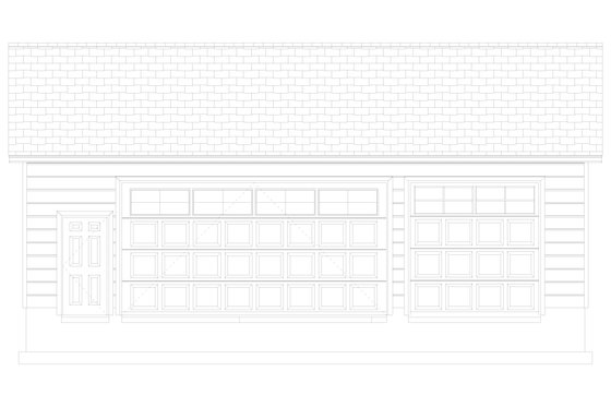 Exterior - Front Elevation 5 for Traditional House Plan #1060-128, 0 bath