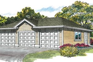 Traditional Exterior - Front Elevation Plan #47-491