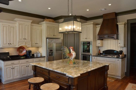 Interior - Kitchen for Ranch House Plan #54-535 - 3 bed, 2.5 bath