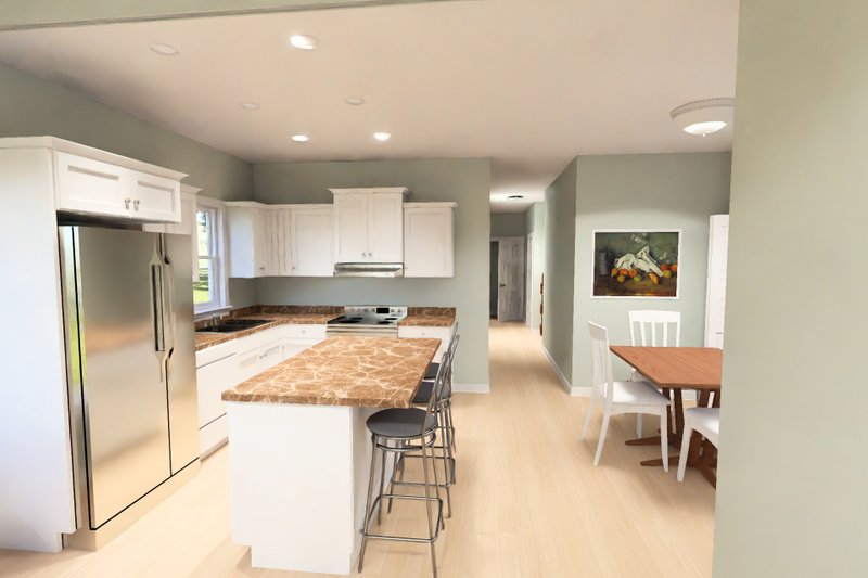 Home Plan - Interior - Kitchen 1 for Cottage House Plan #513-2474 - 3 bed, 2 bath
