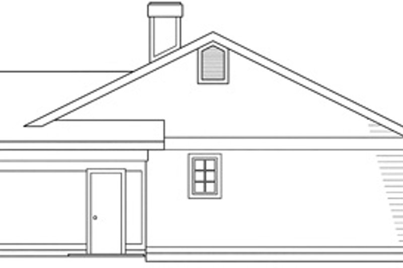 Home Plan - Exterior - Other Elevation 1 for Traditional House Plan #124-139 - 3 bed, 2 bath