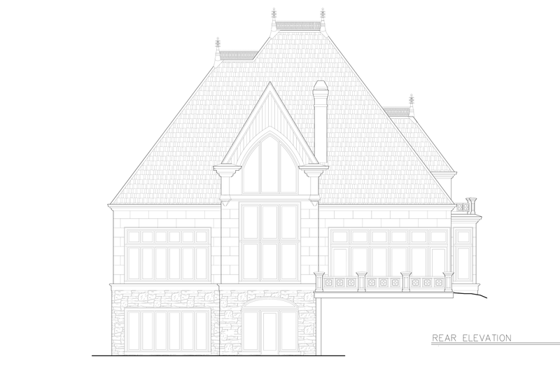 Dream House Plan - Exterior - Other Elevation 1 for European House Plan #119-323 - 4 bed, 3.5 bath