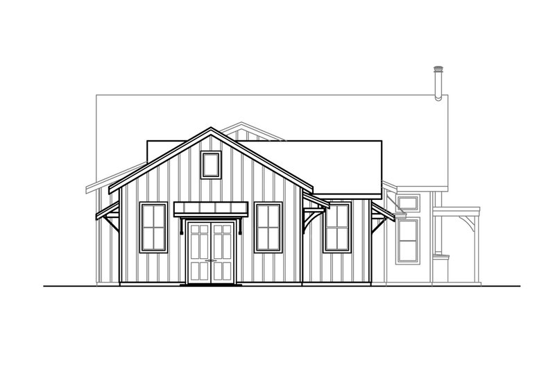 Dream House Plan - Exterior - Other Elevation for Craftsman House Plan #124-1202 - 4 bed, 2 bath