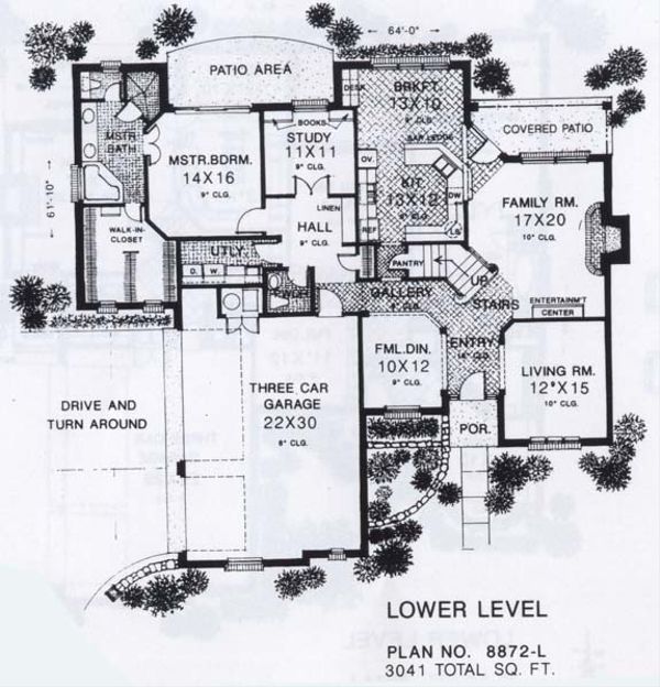 Colonial Floor Plan - Main Floor Plan #310-912