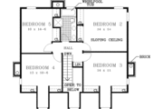 Southern Style House Plan - 5 Beds 2.5 Baths 2473 Sq/Ft Plan #3-209 