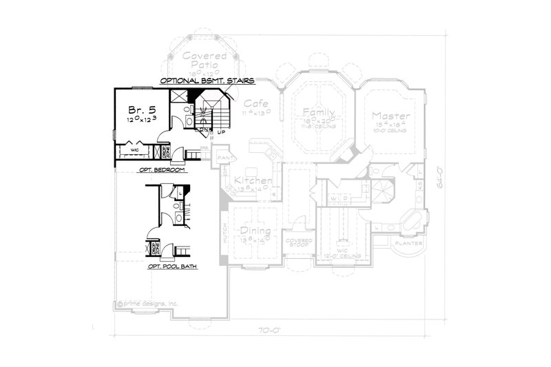 Dream House Plan - Floor Plan - Other Floor for European House Plan #20-2117 - 4 bed, 3.5 bath