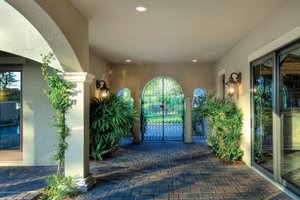 Exterior - Outdoor Living 1 for Mediterranean House Plan #930-21 - 4 bed, 5 bath