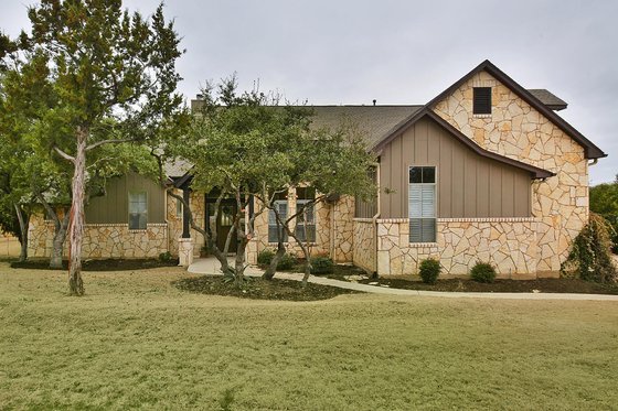 Exterior - Front Elevation 4 for Country House Plan #80-180 - 4 bed, 3.5 bath