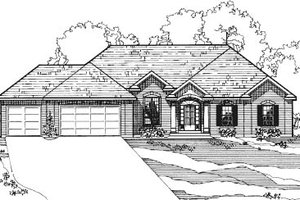 Traditional Exterior - Front Elevation Plan #31-119