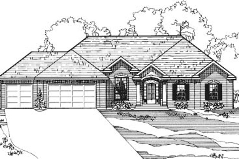 Home Plan - Traditional Exterior - Front Elevation Plan #31-119