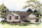 Country Style House Plan - 3 Beds 2 Baths 997 Sq/Ft Plan #56-103 