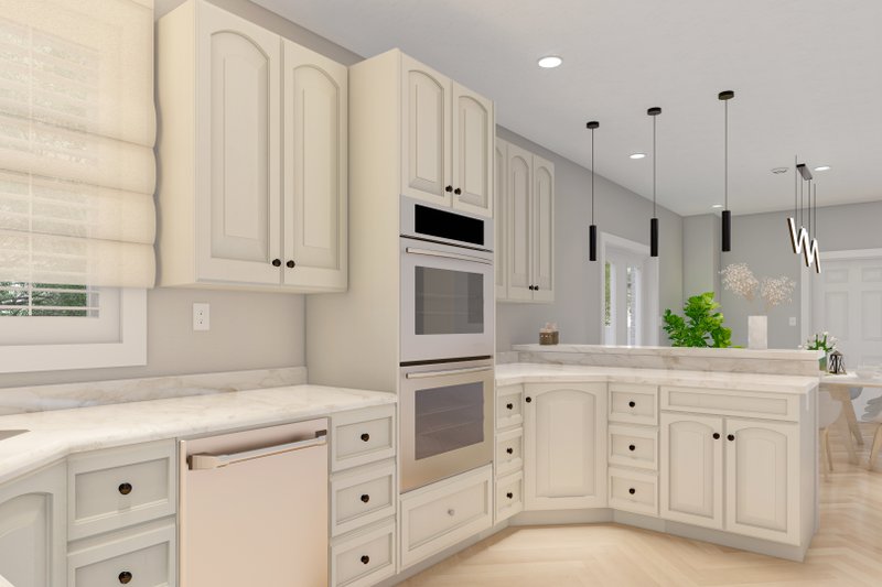 House Design - Interior - Kitchen 1 for Traditional House Plan #1060-18 - 7 bed, 4 bath