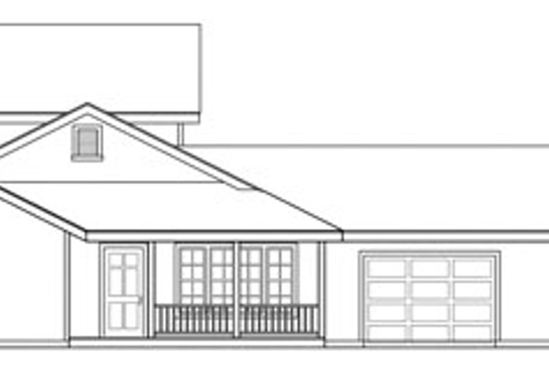 Home Plan - Exterior - Other Elevation 1 for Contemporary House Plan #124-804 - 5 bed, 3.5 bath
