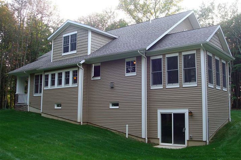 Architectural House Design - Exterior - Rear Elevation for Bungalow House Plan #929-38 - 3 bed, 2.5 bath