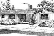 Ranch Style House Plan - 2 Beds 1 Baths 1572 Sq/Ft Plan #303-154 