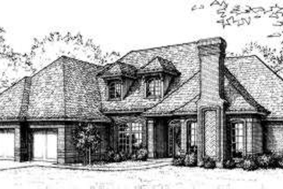 Exterior - Front Elevation for Traditional House Plan #310-169 - 4 bed, 3.5 bath