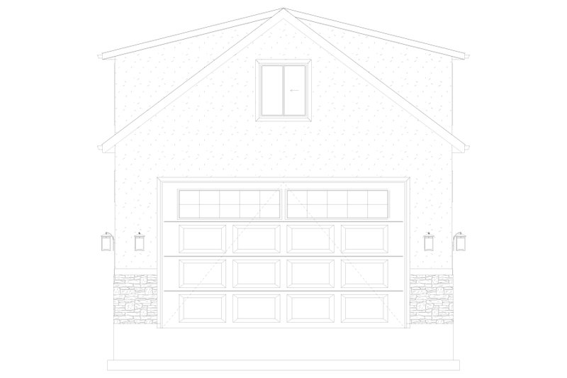 Architectural House Design - Exterior - Front Elevation 5 for Traditional House Plan #1060-334, 0.5 bath