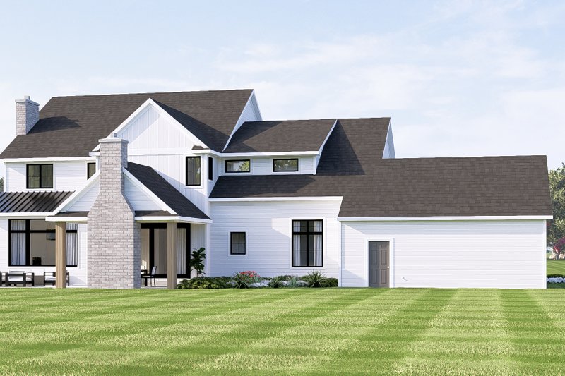 Home Plan - Exterior - Rear Elevation for Farmhouse House Plan #1064-113 - 5 bed, 4.5 bath