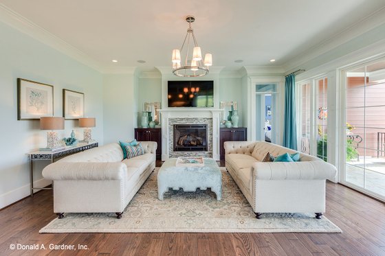 Interior - Family Room 3 for Craftsman House Plan #929-839 - 5 bed, 4 bath