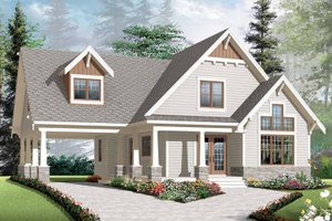 Dream House Plan - Traditional Exterior - Front Elevation Plan #23-2546