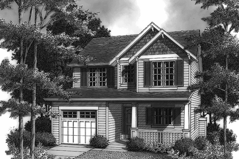 Architectural House Design - Exterior - Front Elevation 3 for Craftsman House Plan #48-794 - 3 bed, 2 bath