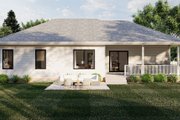 Farmhouse Style House Plan - 3 Beds 2 Baths 1381 Sq/Ft Plan #455-224 