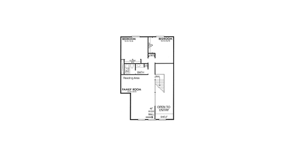 House Design - Country Floor Plan - Upper Floor Plan #320-1244